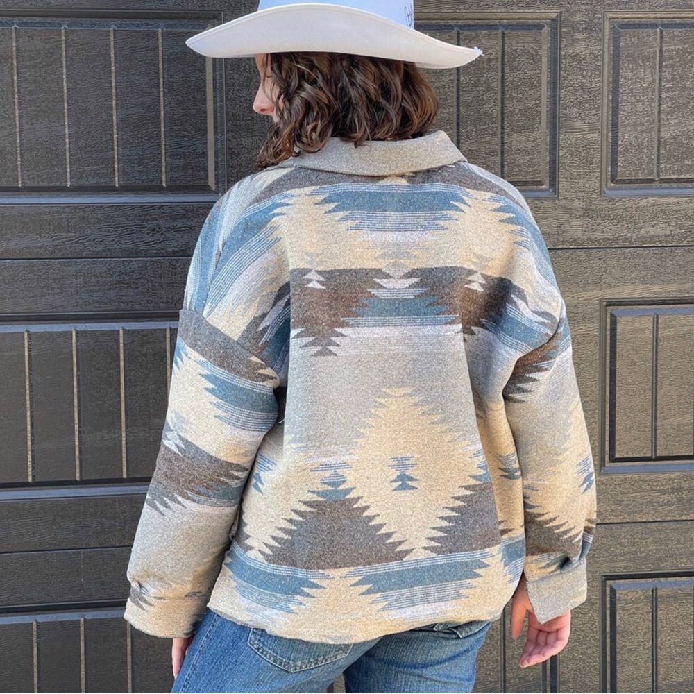 🔥Aztec Patterned Women's Jacket - Picture 4 of 7